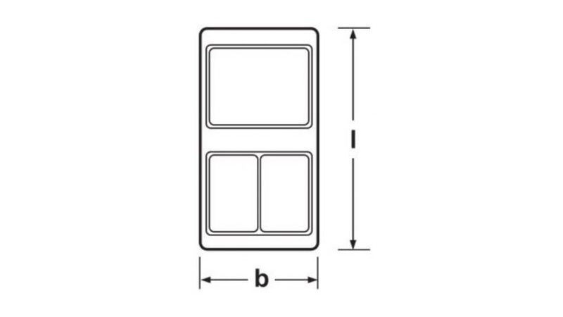 Osram Lichtmanagement Wandtaster DALI WCU 5 BASIC Weiß