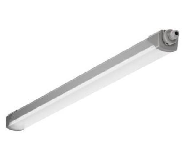 Zalux LED moisture-proof luminaire BASE Basic 32W 3700Lumens IP66 1261mm with through-wiring