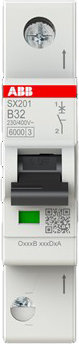 ABB Stotz S&J Sicherungsautomat 6kA, 32A, 1P SX201-B32