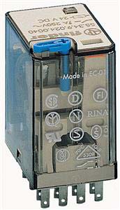 Finder Rel. Verssp. 12VDC 4W 7A f.Fas. 94.04/84/44 55.34.9.012.0040 - 553490000000