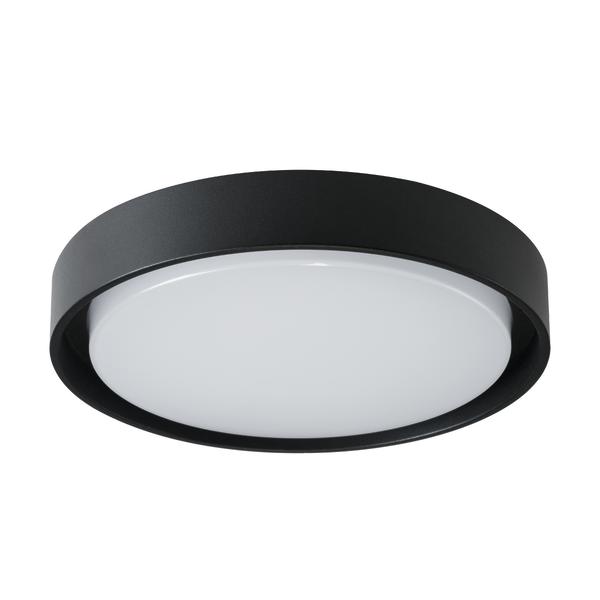 Brumberg LED wall light 14W 230V textured black IP54 - 60107183