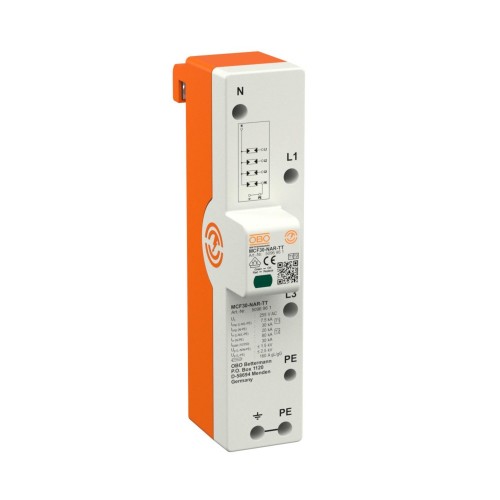 OBO Bettermann Vertr LightningController Rail 3-pol. m.NPE 255V MCF30-NAR-TT - 5096961