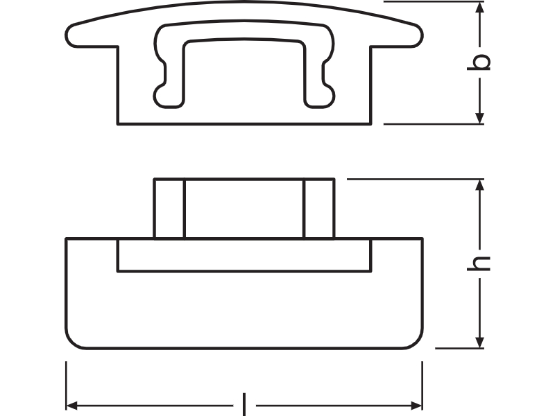 Ledvance Flache Profile für LED-Strips -PF03/EC