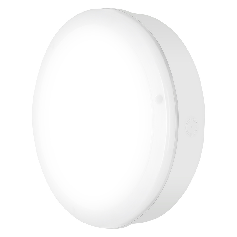 Ledvance LED wall and ceiling luminaire SURFACE BULKHEAD 250 ON/OFF 10W/3000K WT IP65