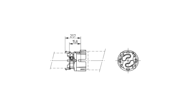 BJB Steckfassung G13 26.424.1001.50