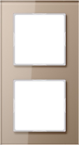 Jung Glasrahmen 2fach champ waage-/senkrecht AC 582 GL CH - AC582GLCH günstig online kaufen