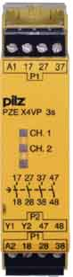 Pilz Kontaktblock rückfallverz. 24VDC 4n/o fix PZE X4V 3 #774583 - 774583
