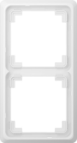 Jung Rahmen 2-fach aws waage/senkrecht CDP 582 WW - CDP582WW günstig online kaufen