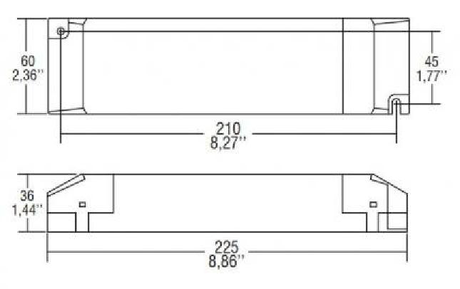 TCI LED-ECG DC 70W 24V VST II