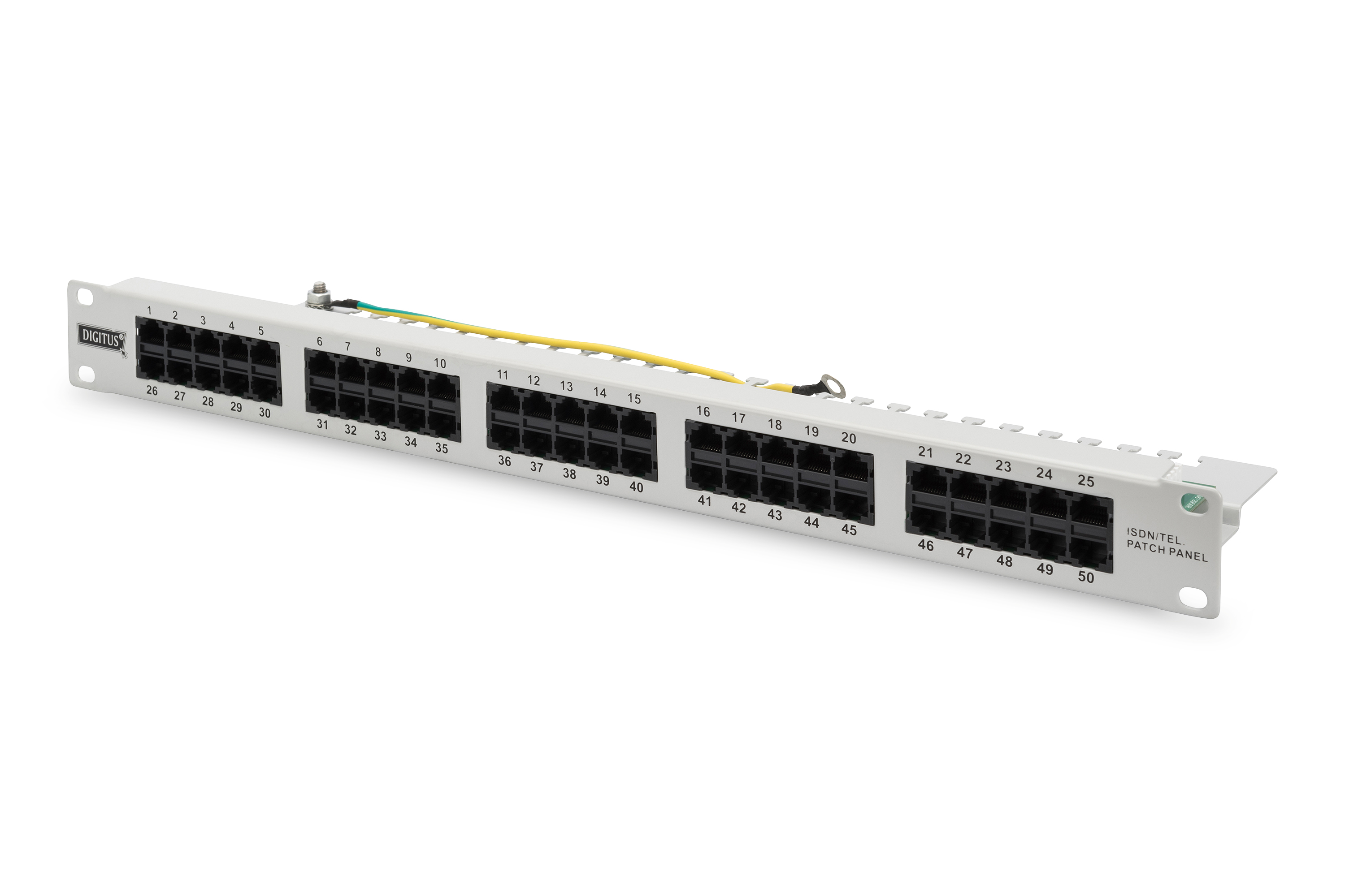 DIGITUS Patchpanel ISDN Kat.3 ungeschirmt DN-91350-1