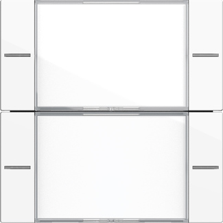Gira Wippenset 2-fach BSF Tastsensor ReinweiÃŸ 577203