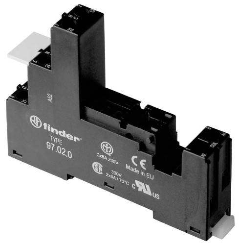 Finder Schraubfassung schwarz 97.02.0 - 97020
