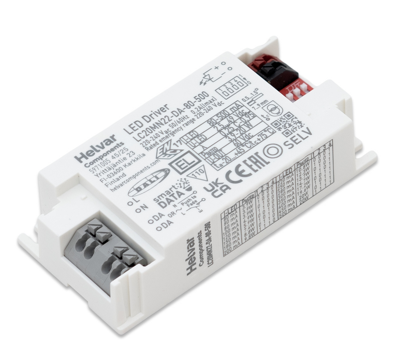 Helvar LED-Treiber LC20MN22-DA-80-500 - 5971005
