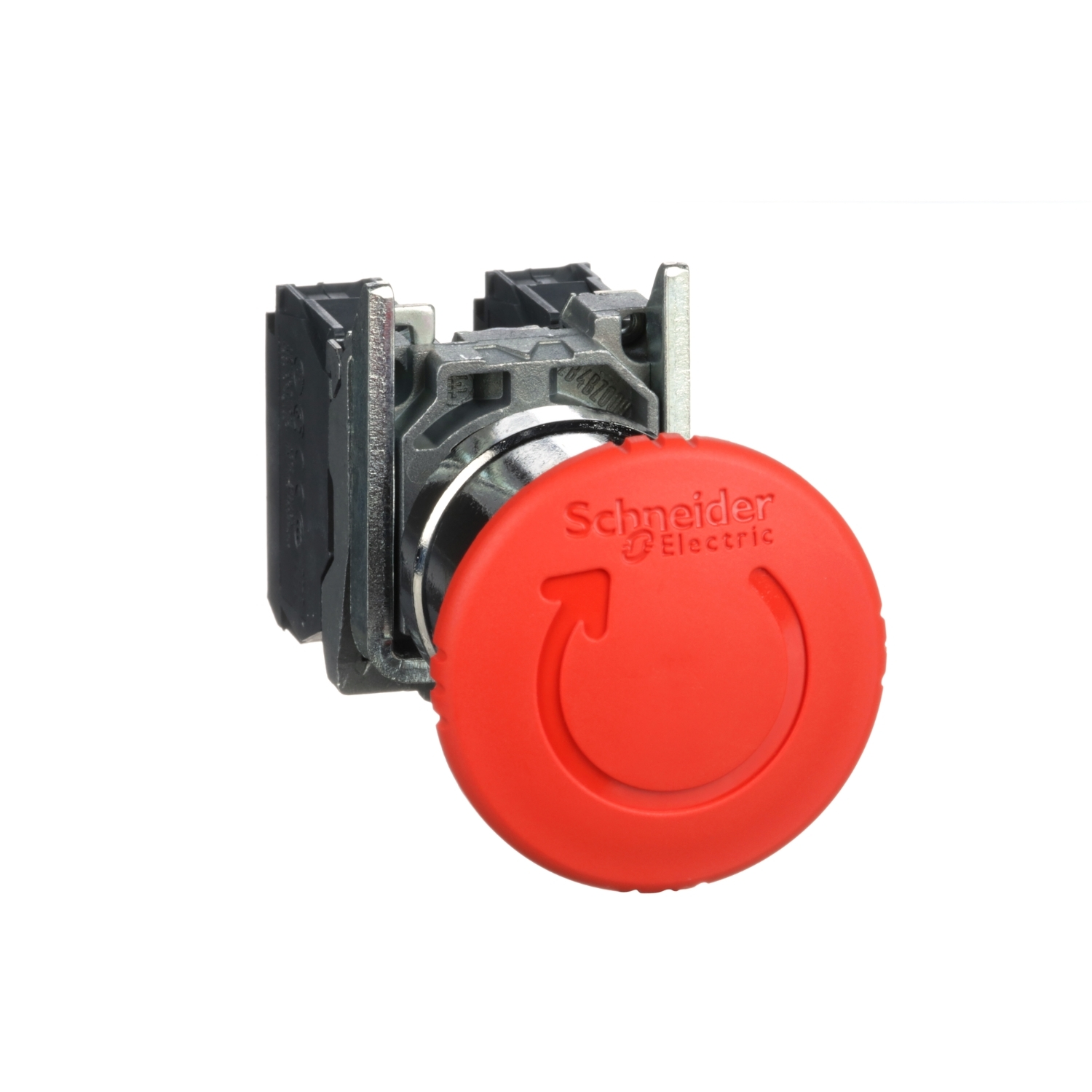 Schneider Electric Not-Aus-Taster 1S1Ö, überl.Drehentr XB4BS8445