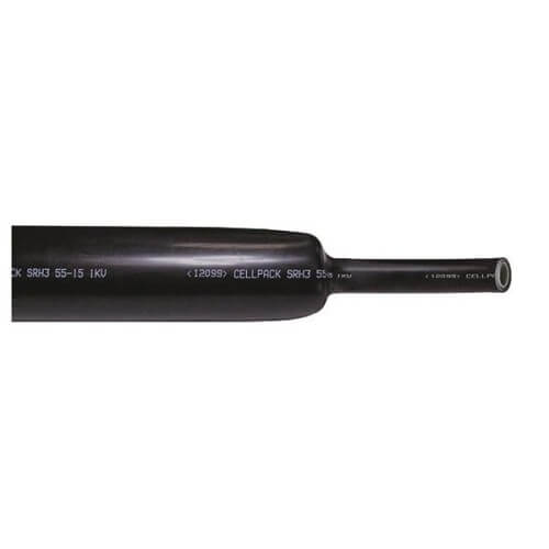 Cellpack Warmschrumpfschlauch Schrumpfrate 3 : 1 SRH3/22-5/BK/1m - 443960