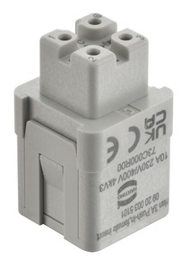 Harting Einsätze, Push-In, Buchse, Polycarbonat (PC) 09200035101