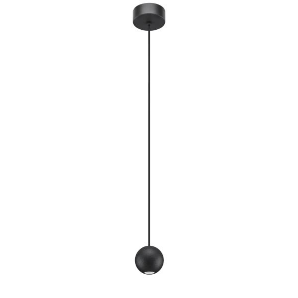 Brumberg LED-Pendelleuchte BALL, strukturschwarz, rund - 12119183