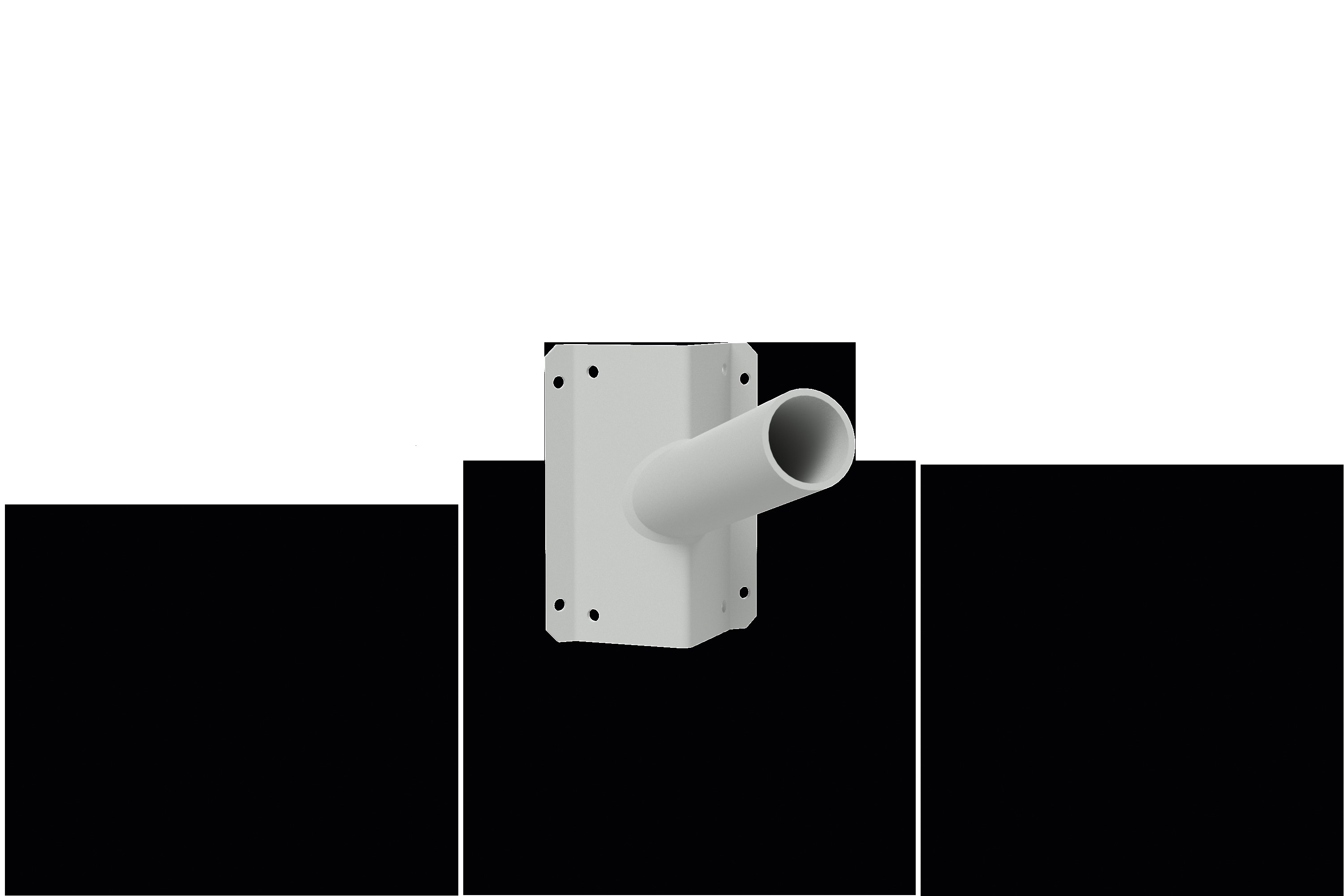 Schuch Licht Alublech-Rohrausleger DxL 60x100mm 4871