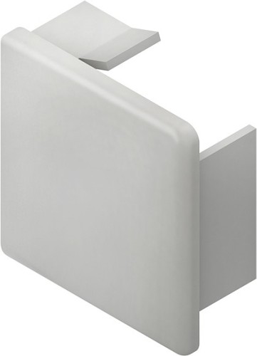 HKL Endstück gr 40x40 RAL7030 E4040.1 - E4040.1