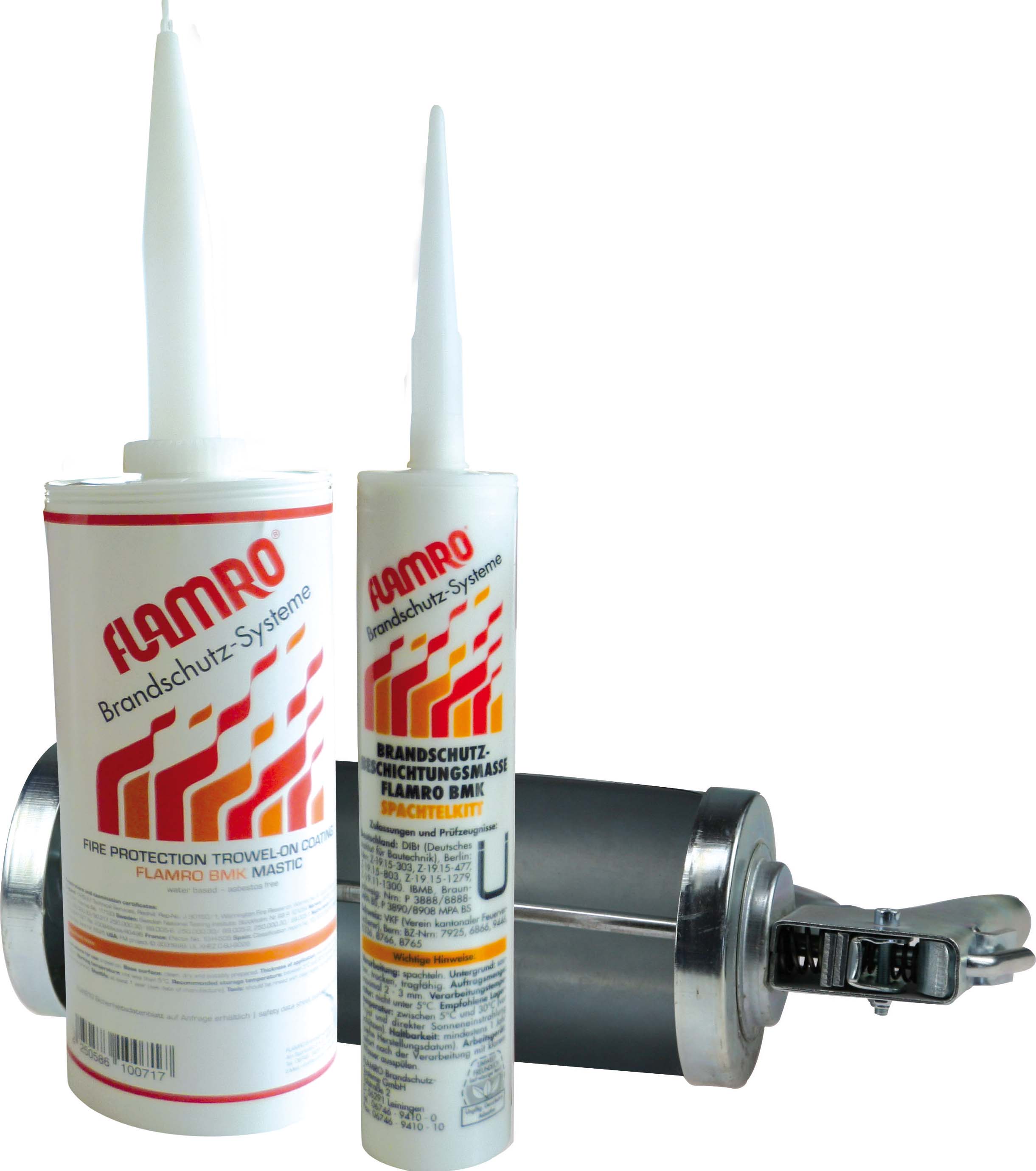 FLAMRO Brandschutz BMK Spachtelkitt 0,4kg/Kartusche 30004 FLAMRO Brandschutz BMK Spachtelkitt 0,4kg/Kartusche 30004