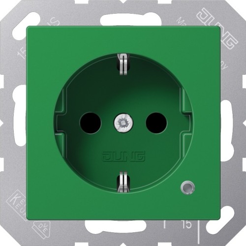 Jung SCHUKO-Steckdose 16 A 250V m.Berührungsschutz 1520 BFKO GN - A1520BFKO günstig online kaufen