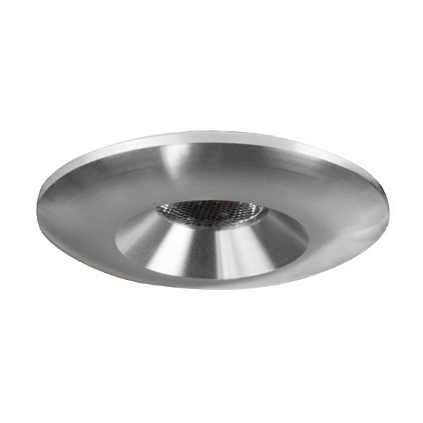 Brumberg LED light point, IP44, matt aluminum, round - 12071253