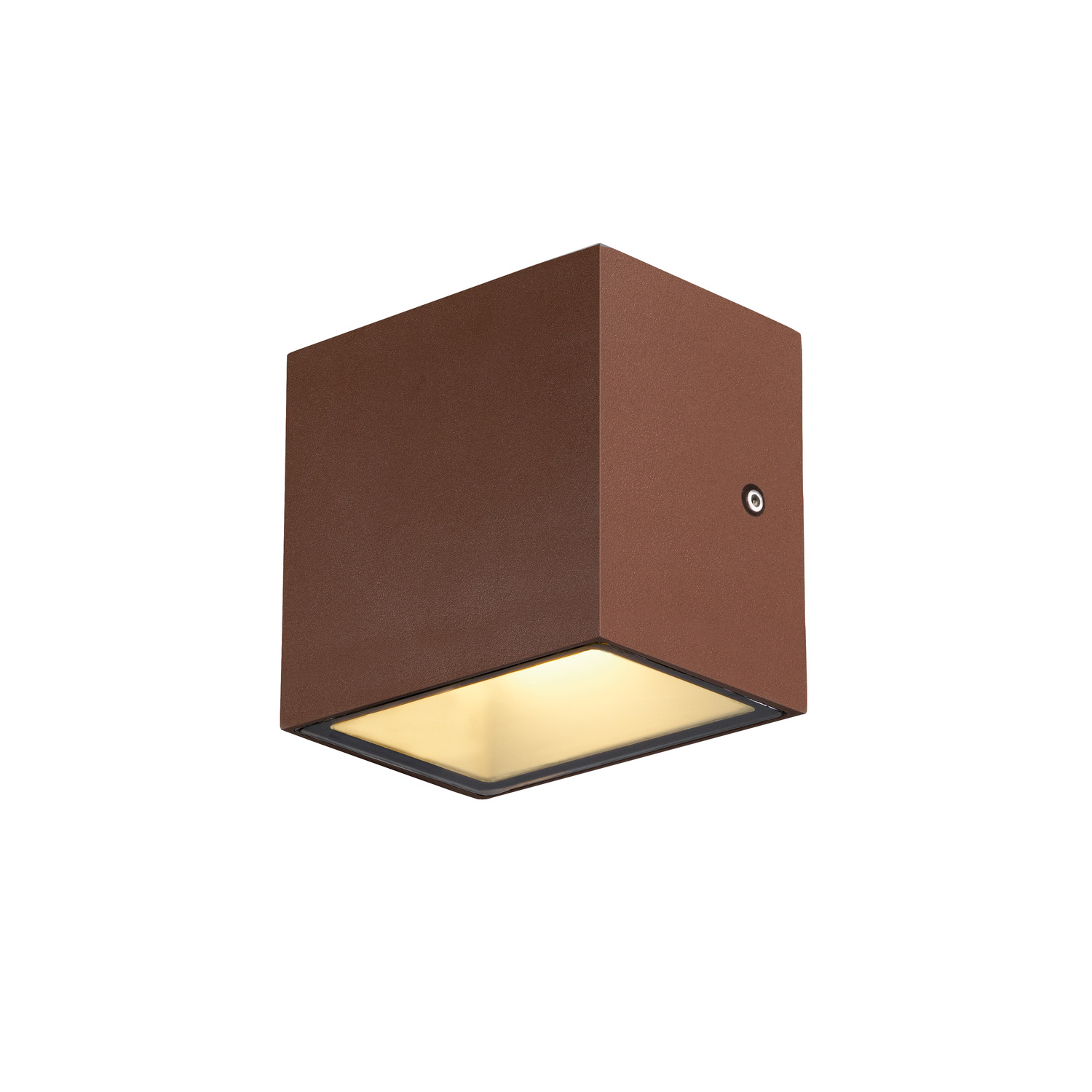 SLV SITRA S, LED Outdoor Wandaufbauleuchte, rost farbend, CCT switch 3000/4000K - 1005150