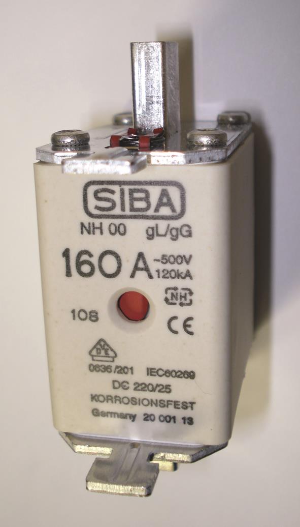 Siba NH-Sicherungseinsatz 160A NH3/2 gG 500V 2000513.160 - 2000513160