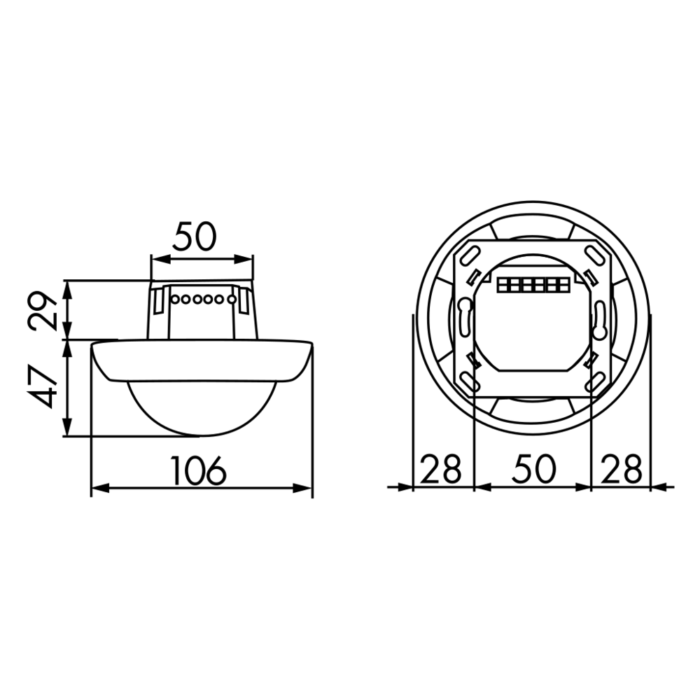 BEG Brück Electronic Bewegungsmelder PD4N-1C-UP - 92151