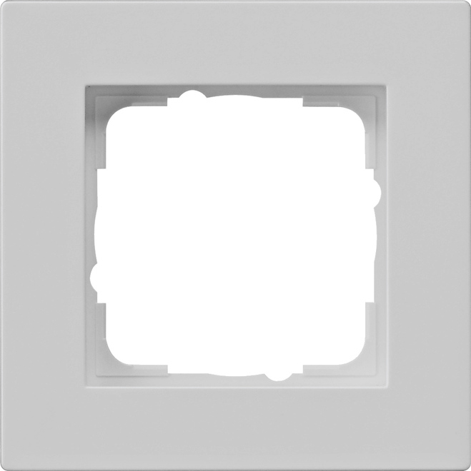 Gira Abdeckrahmen 1-f. flach, grau 0211375
