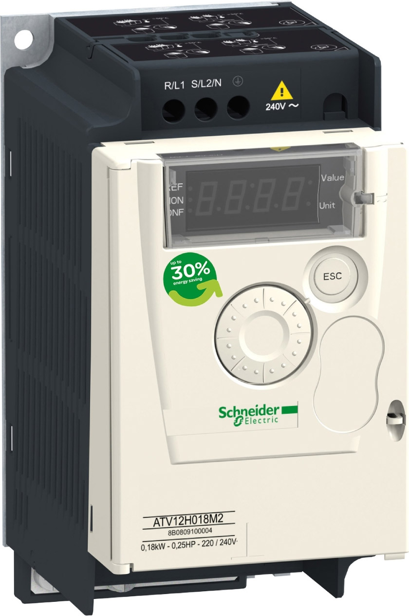 Schneider Electric Frequenzumrichter 1ph. 0,37kW 230V IP20 ATV12H037M2
