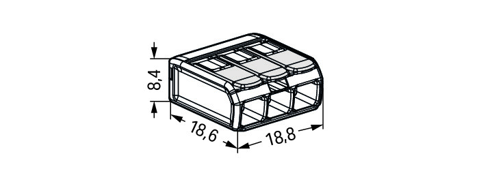 WAGO GmbH & Co. KG COMPACT-Verbindungsklemme 221-483