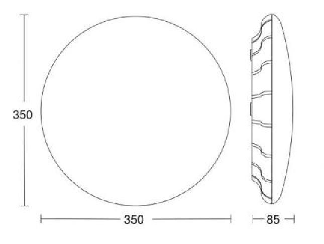 Steinel Professional LED HF-Sensor-Innenleuchte RS PRO LED S2 PC 26W 4000K