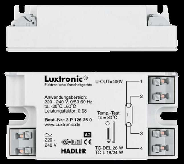 Hadler Luxtronic EVG Kompakt II 26W