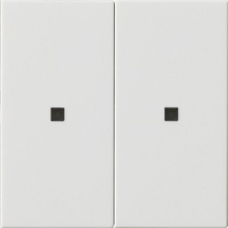 Gira KNX RF Bedienaufsatz 2-f. Reinweiß 510703 - 510703