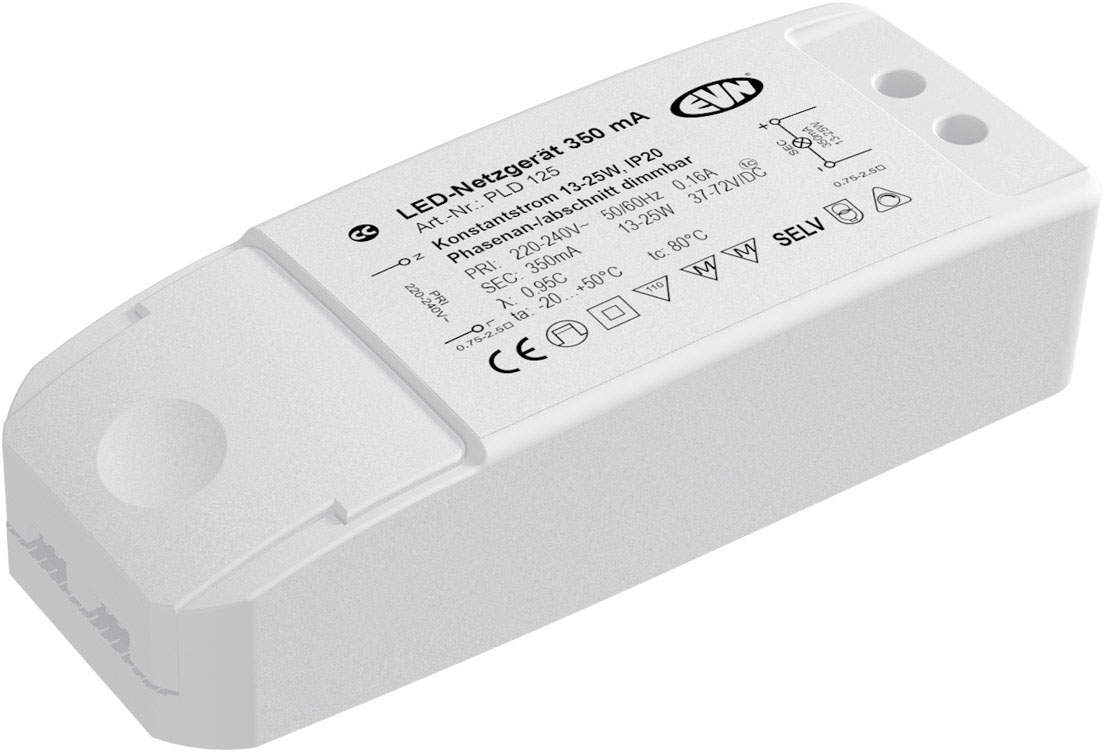 EVN Lichttechnik P-LED Netzgerät IP20 350mA 13-25Wdim PLD125