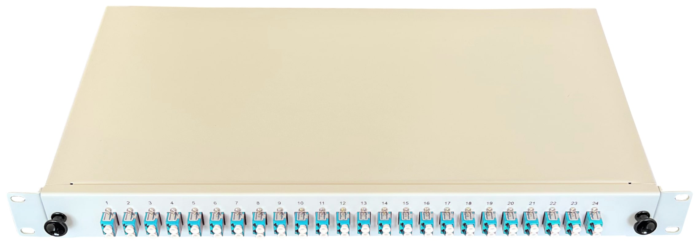 Paschke Spleissbox ausziehbar 19" 24xLCd OM3 AQUA 442405-4K-24SA