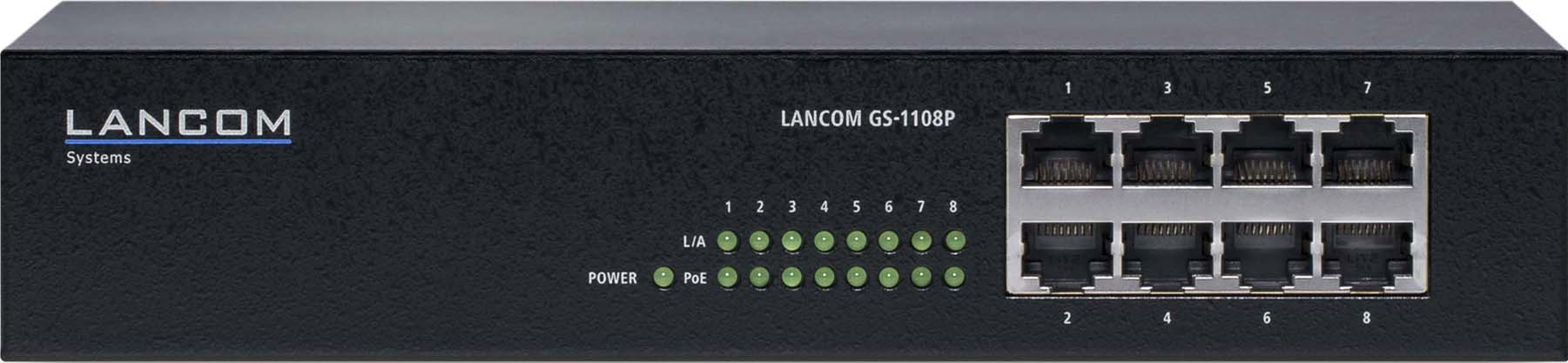 LANCOM Systems Ethernet Switch integr. Netzteil GS-1108P