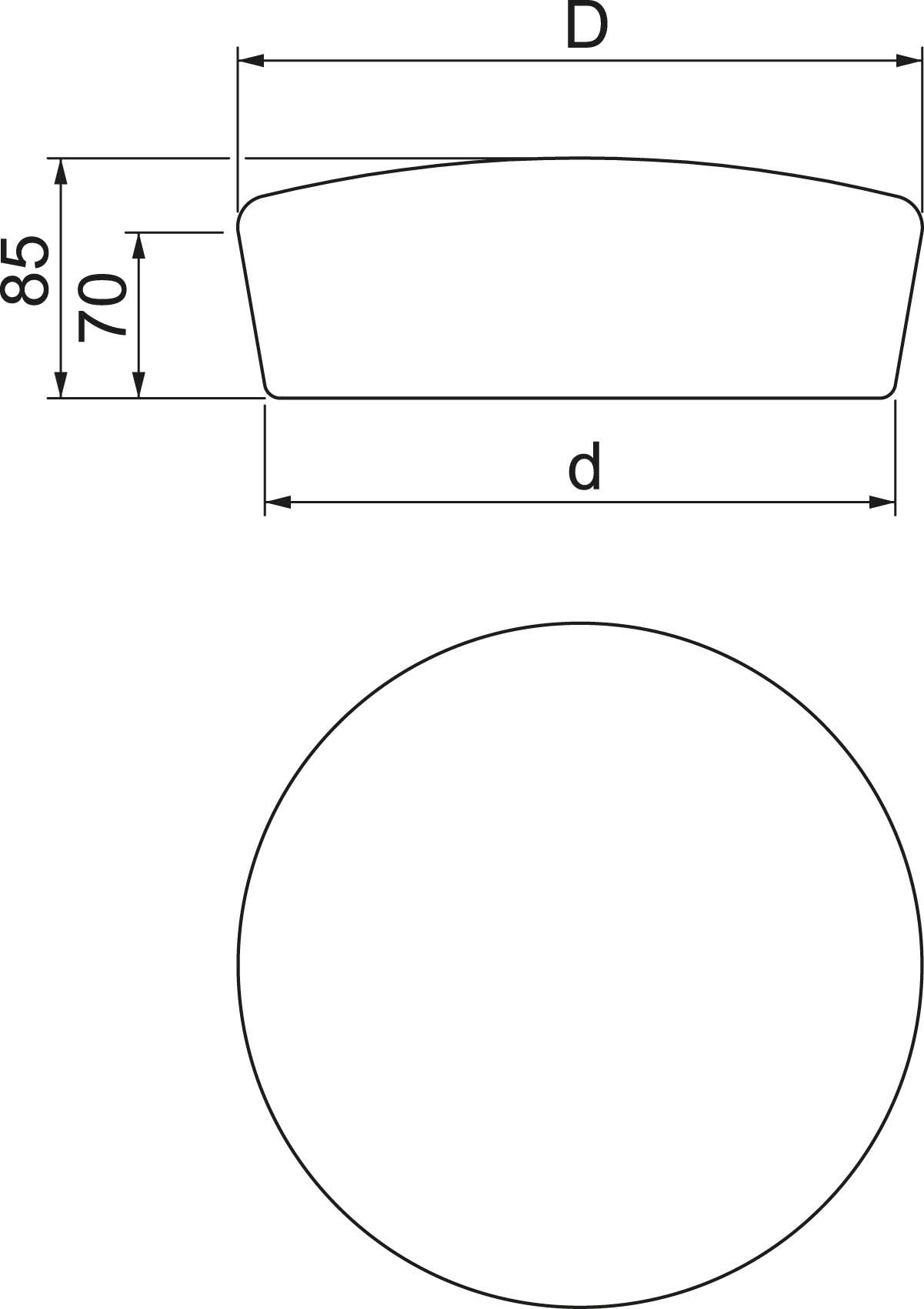 OBO Bettermann Vertr Stopfen 107x70 braun FBA-SN107 - 7202561