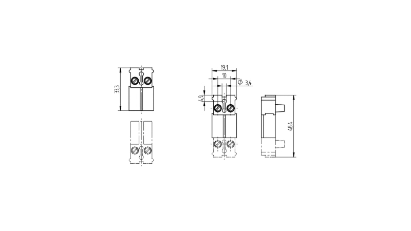 BJB Steckverbinder 2-polig 48.581.7200.80