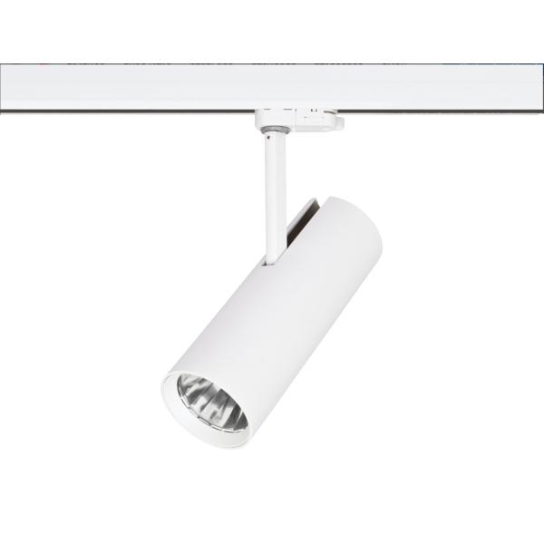 Brumberg LED-Schienenstrahler MINI, strukturweiß, rund - 88393175