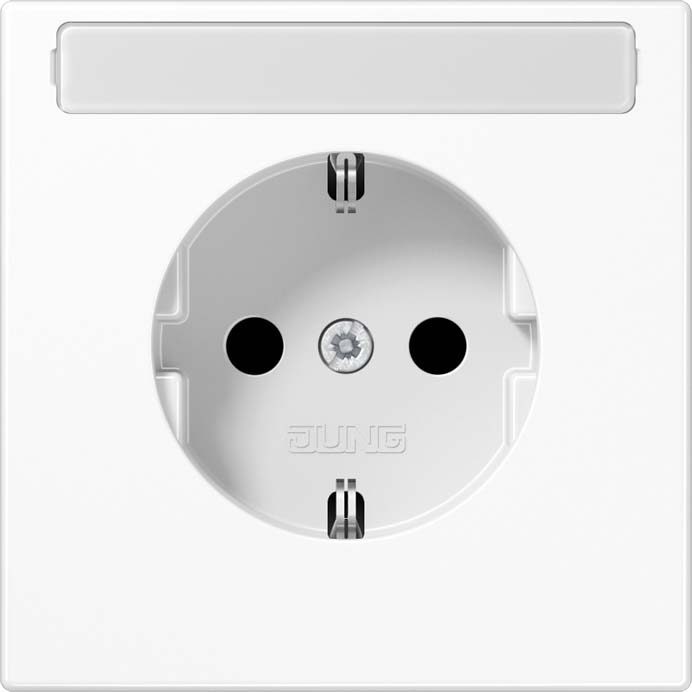 Jung SCHUKO-Steckdose alpinweiß LS 1520 NA WW