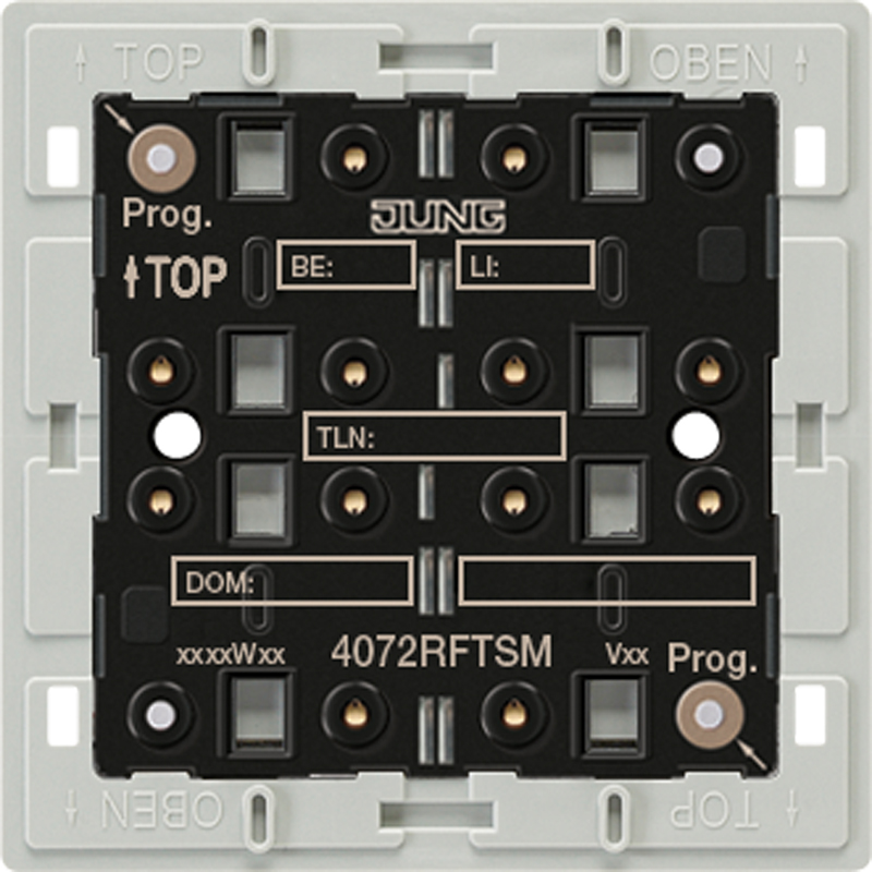 Jung KNX Funk-Tastsensor-Modul Adapterrahmen 2-fach 4072 RF TSM - 4072RFTSM