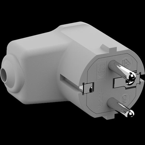 Bachmann Montage-Winkelstecker 2p+Schutzkontakt gr 960.302 - 960302