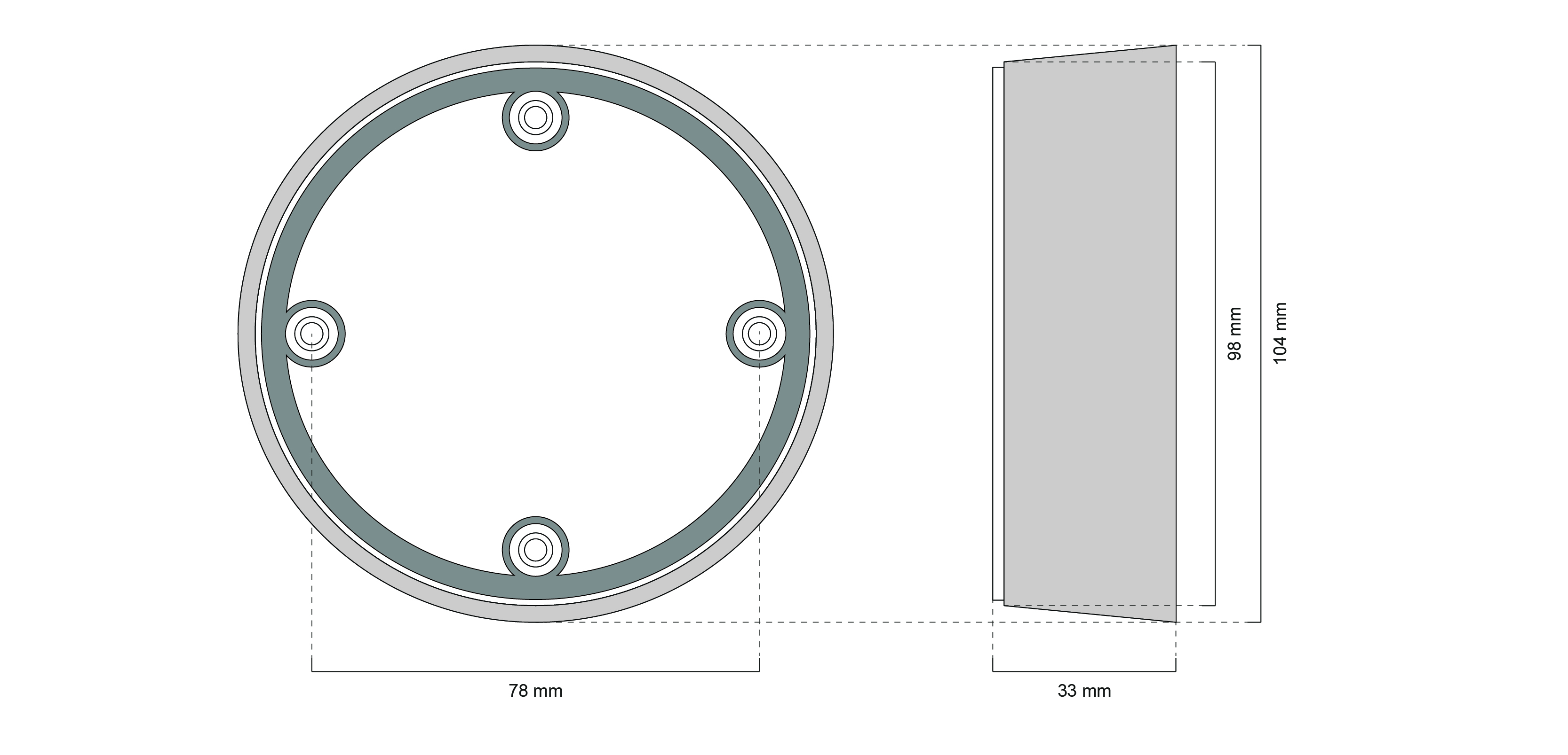 Lunatone Sensor Surface-mounted DALI LS - 86458674-W16-AP