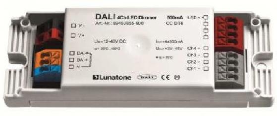 Lunatone LED-Dimmer DALI 4Ch CC 350mA