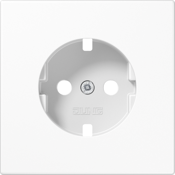 Jung Zentralplatte f.SCHUKO Steckdose LS1520PLWW Jung Zentralplatte f.SCHUKO Steckdose LS1520PLWW