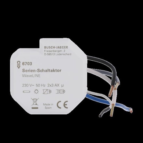 Busch-Jaeger Aktor 2-fach weiß 6703 - 2CKA006700A0028