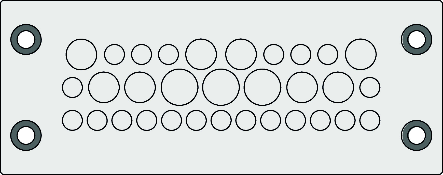 Icotek Kabeldurchführungsplatte KEL-DPZ 24/32 gr