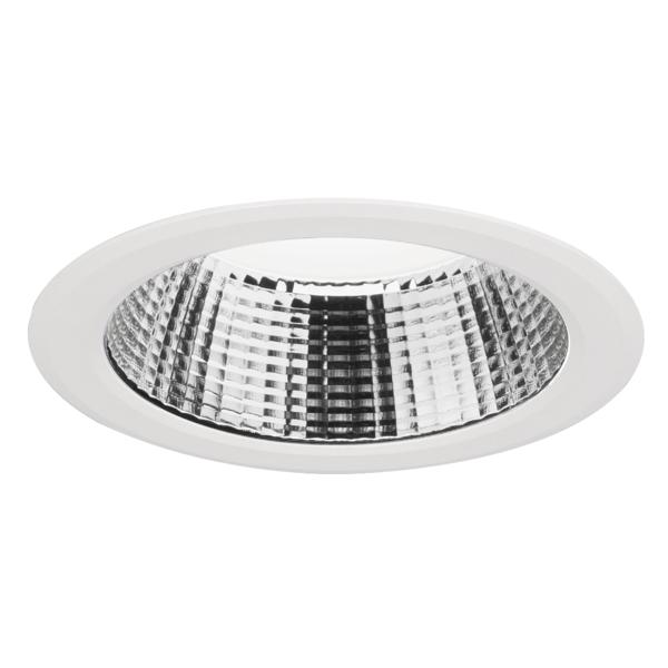 Brumberg recessed LED downlight, DALI dimmable, textured white - 12552173